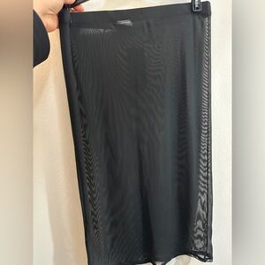 Wild Fable Black Sheer Mesh Skirt – Target
